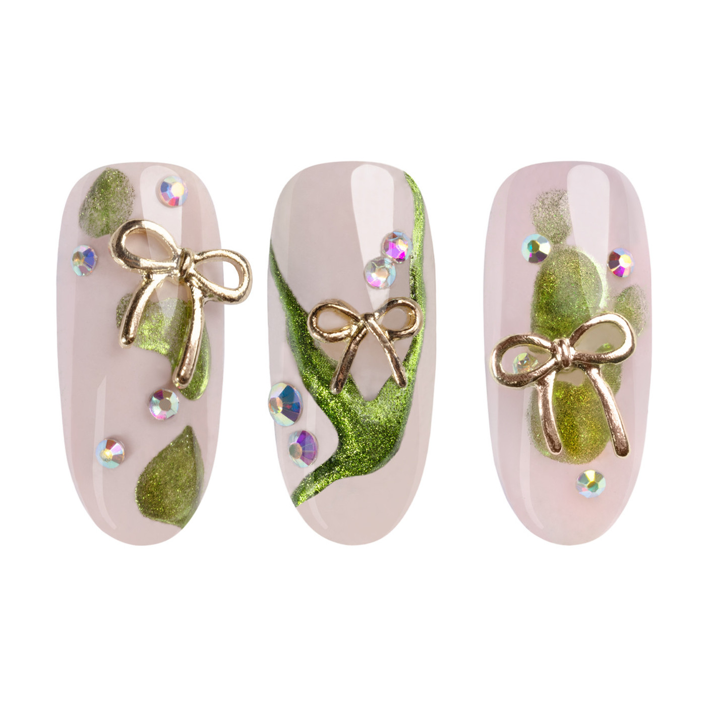 Decorazione 3D: Gold Bows